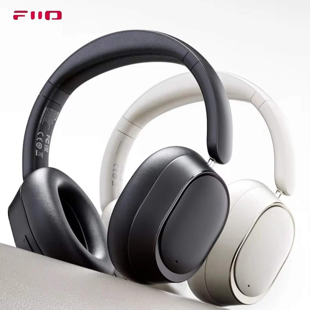 FiiO EH13 Headphones Long Battery Life Bluetooth Wireless ANC LDAC Hi-Res Over-Ear Portable Foldable Simple Noise Headset Gifts