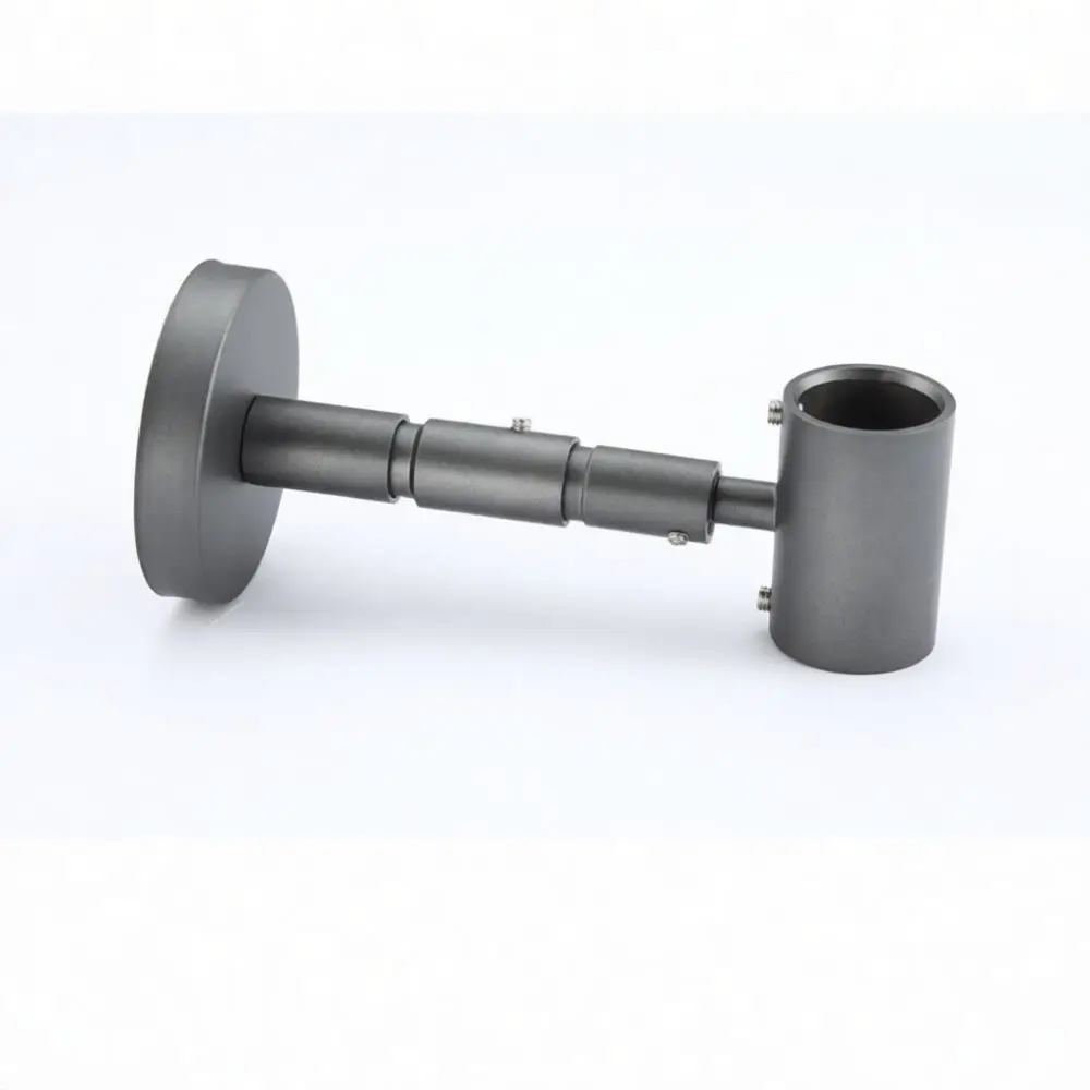 Grey Shower Head Replacement Slider Bracket Adjustable Mounting Base Bathroom Sprayer Rail Support Holder Accessory