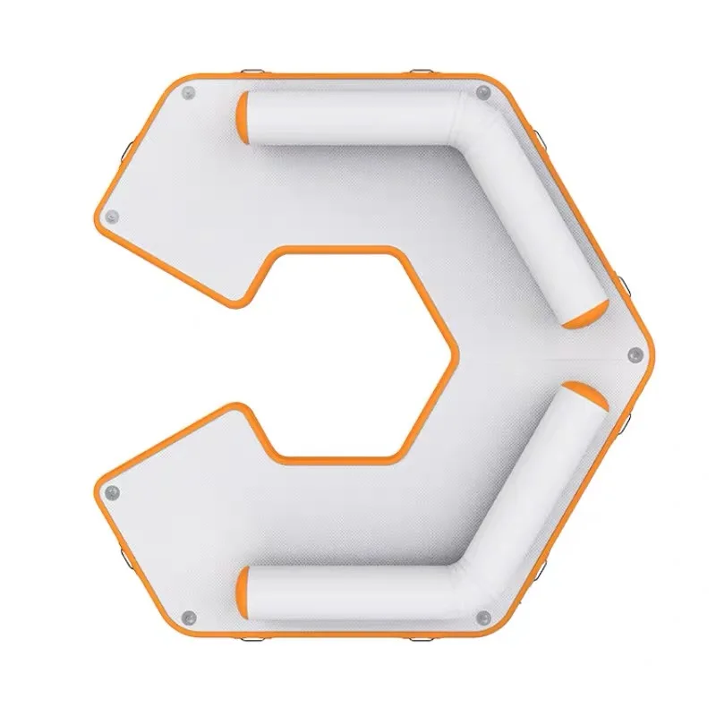 

Летний досуг, плавающий остров, надувная док-станция для вечеринок и праздников