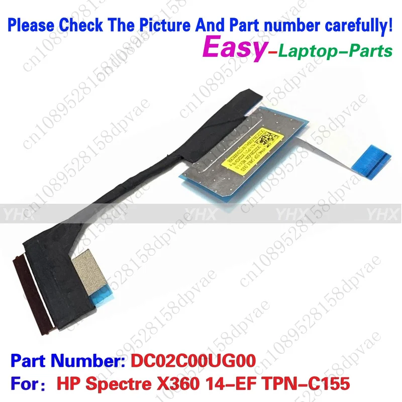 

GYX New For HP Spectre X360 14-EF TPN-C155 OLED EDP CABLE 40PIN DC02C00UG00.