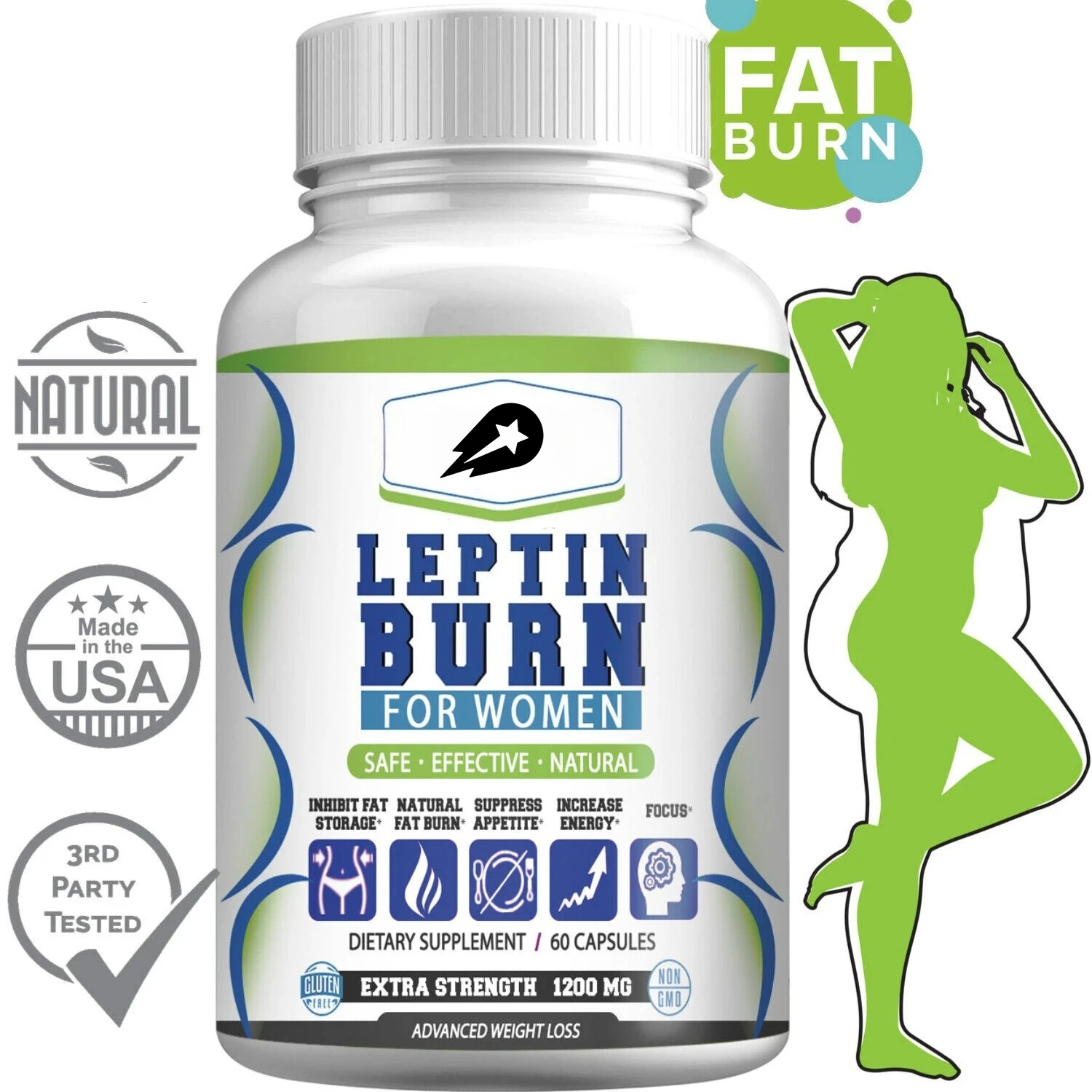 

Лептин Burn, диетические таблетки, которые быстро работать для женщин, подавление аппетита