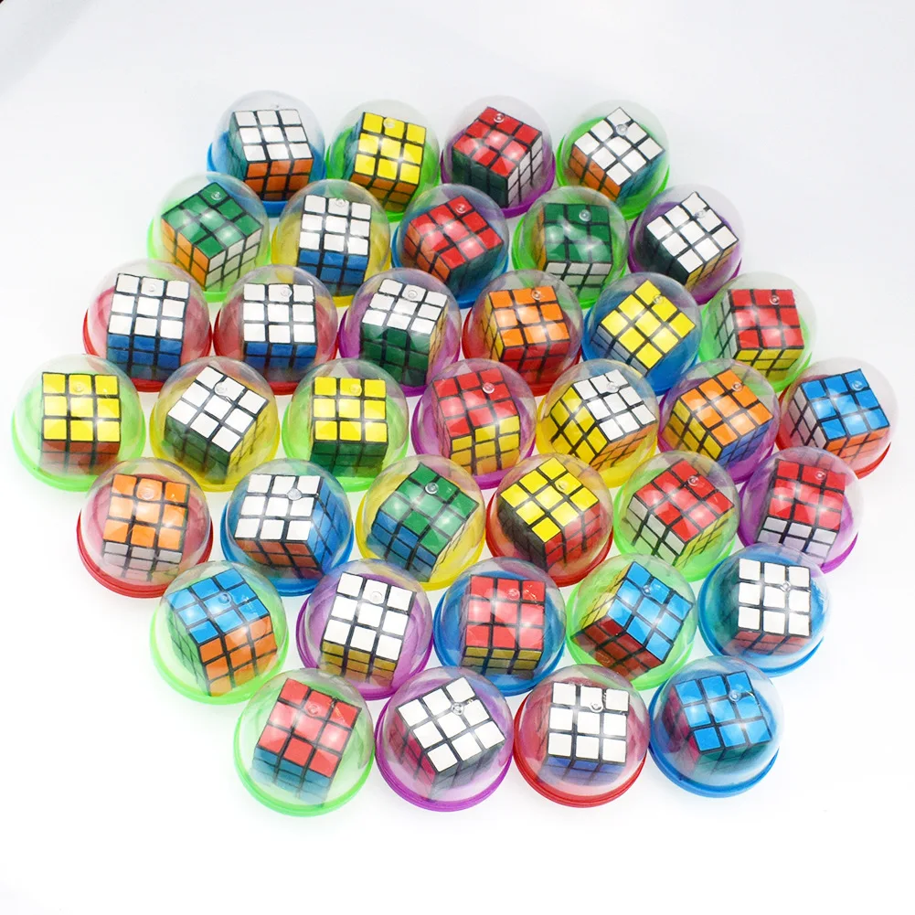 3 Pcs Children Puzzle Toys 3cm Cube Rotating Decompression Toys Creative Mini Cube Can Do Twister Toys Children Reward Gifts