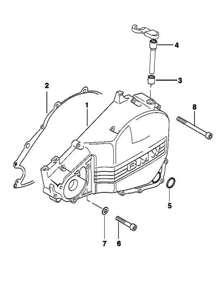 Clutch Cover Gasket For BMW F650 FUNDURO F 650 ST 1993-2003