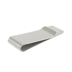 Money Clip Stainless Color School Office Credit Card Holder Multi-functional Metal Dollar Clips Women Elderly Accessory