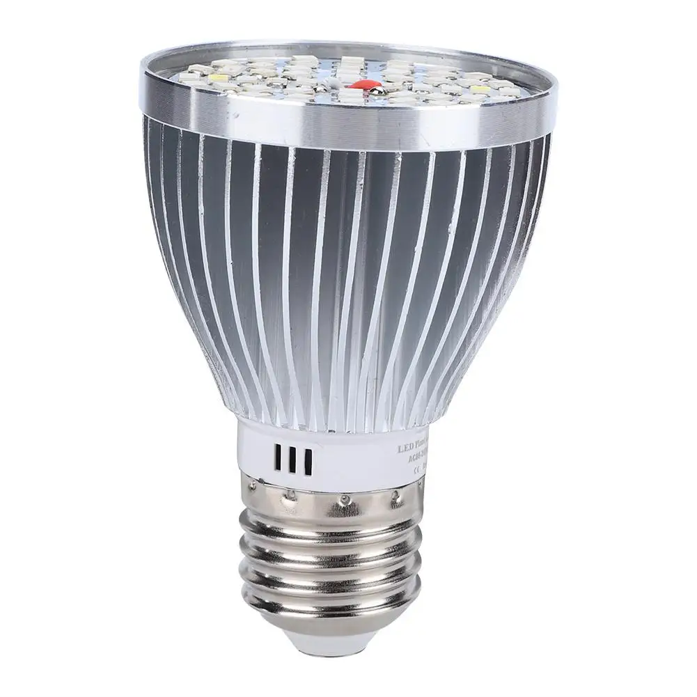 60W Full Spectrum Grow Light Bulb for Hydroponic Plants & Flowers – E27, 85-265V, Ideal for Cultivation