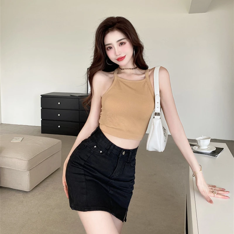 Women's Cotton Underwear Tube Tops Sexy Solid Color Top Fashion Push Up Bra Woman Outdoor Short Tank Up Female Lingerie