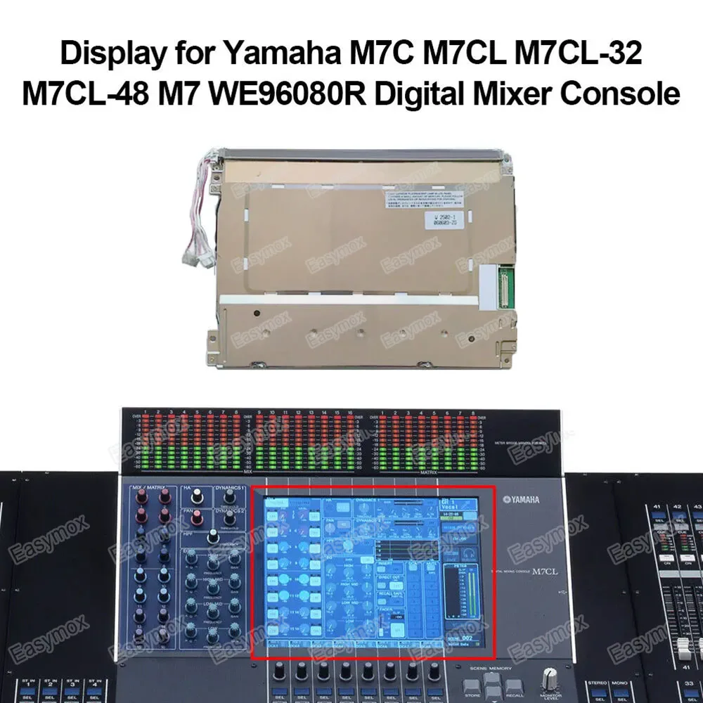 LCD Display Screen for Yamaha M7cl M7CL-32 M7CL-48 M7 WE96080R Repair