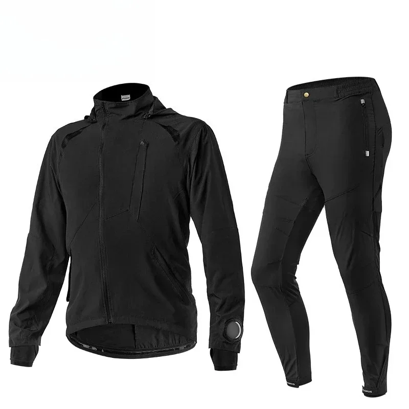 

Cycling suit men's and women's long-sleeved trousers outdoor sports bicycle jacket thin spring and summer