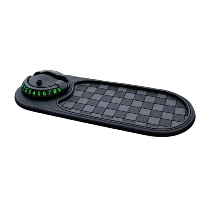 

Car Dashboard Anti-Slip Phone Holder Mat – 360° Rotatable Non-Slip Car Mount with Simple Adhesive Base