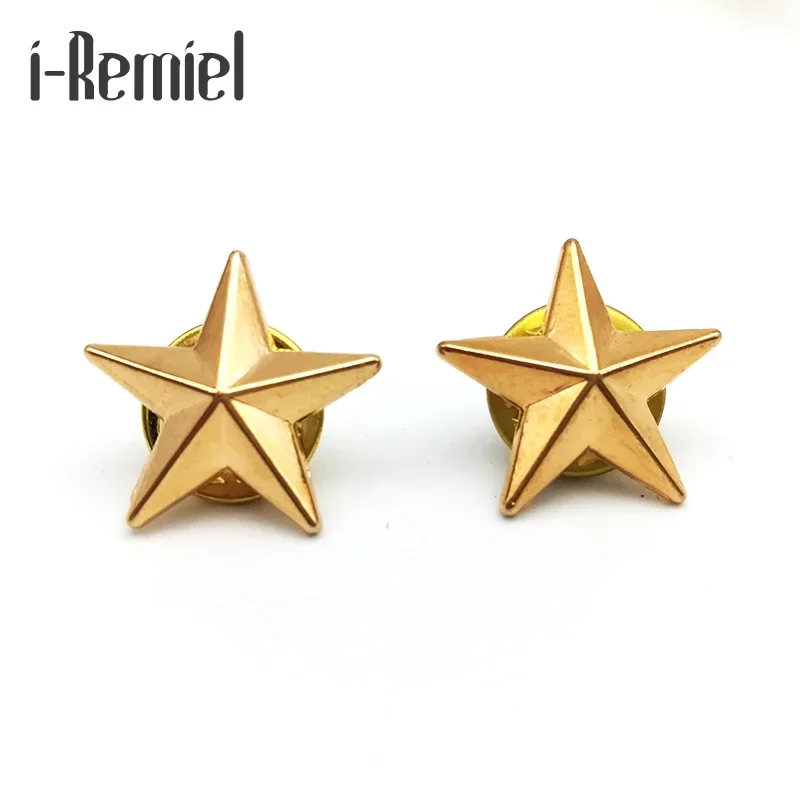 Brooches Hot Sale Real Pin Hijab Broches High-end Brooch Badge Little Star For And Blouses Five-pointed Couples Jewelry