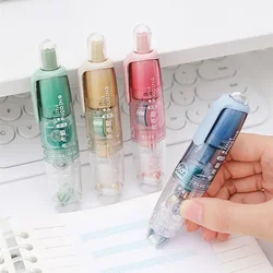 Ruban adhésif double face transparent pour étudiants, rouleau rotatif, stylo à colle fait main, ruban adhésif pour scrapbooking, grande capacité, 5m, 1PC