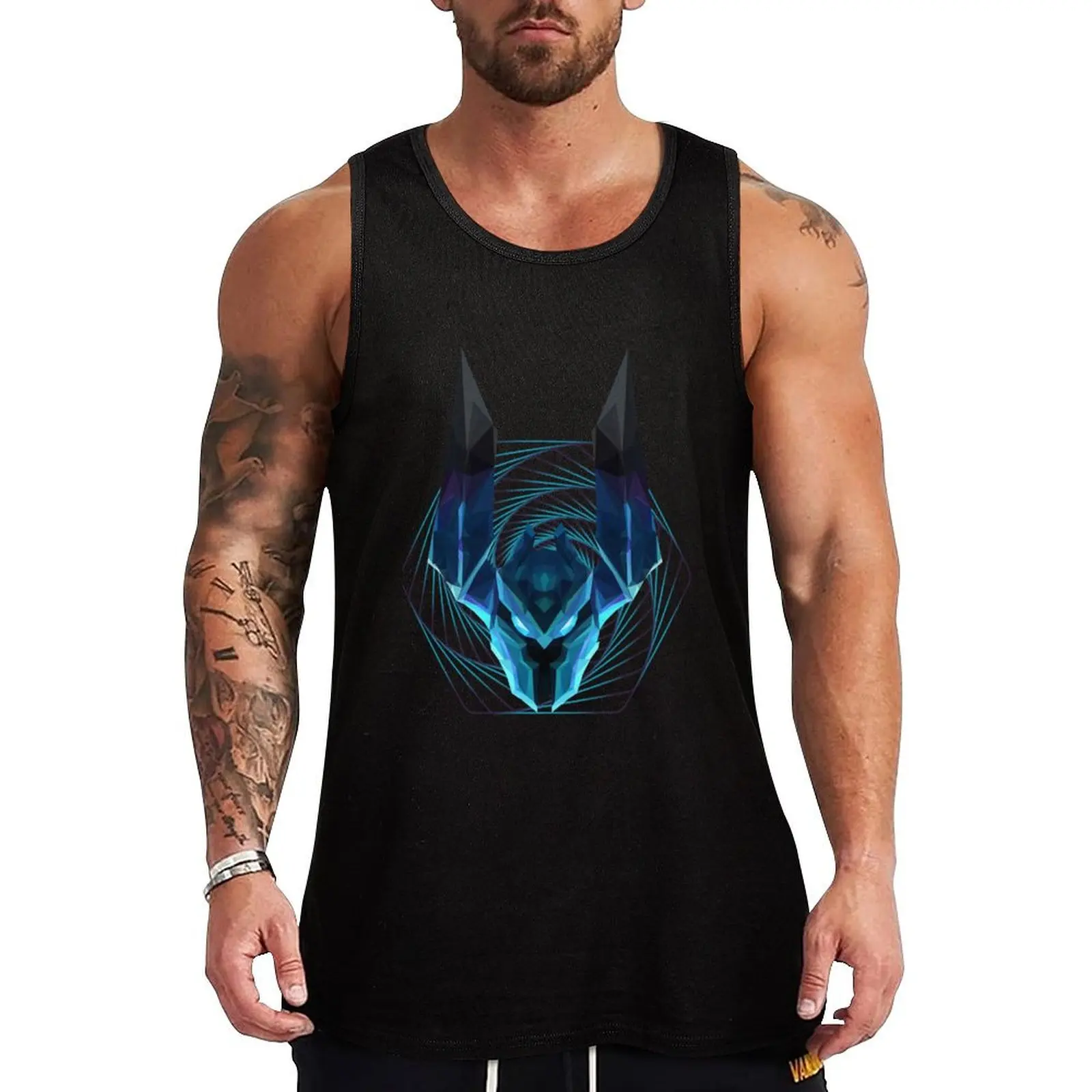 Mordekaiser Low Poly Tank Top anime t-shirts Sportswear for men Gym clothes