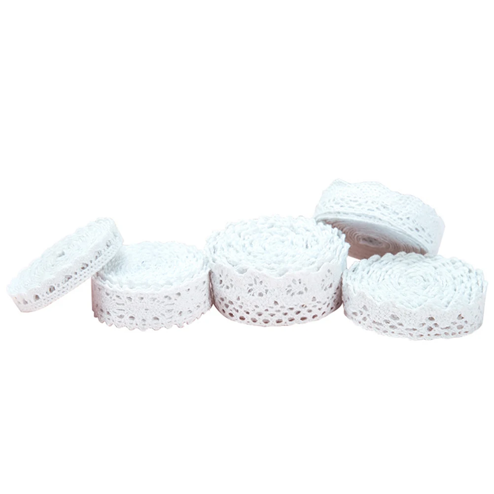 

5 Rolls Lace Accessories Special Occasion Decoration Ribbon Embroidery Embroidered Fabric Trim Materials