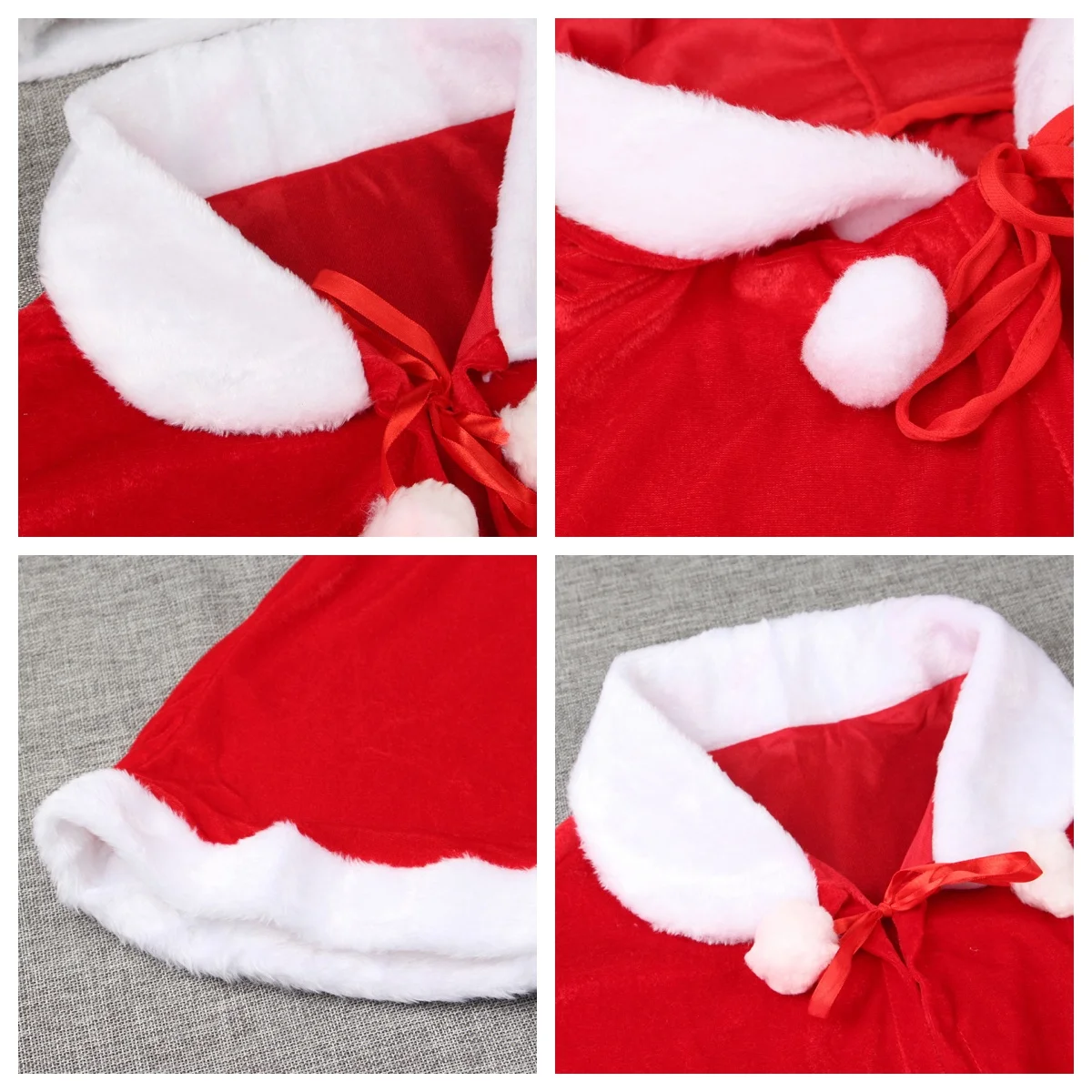 2025 زي تنكري جيد للأطفال والكبار إكسسوارات عباءة وشاح الكتف شال ليلة رأس السنة فستان الحفلات الملابس