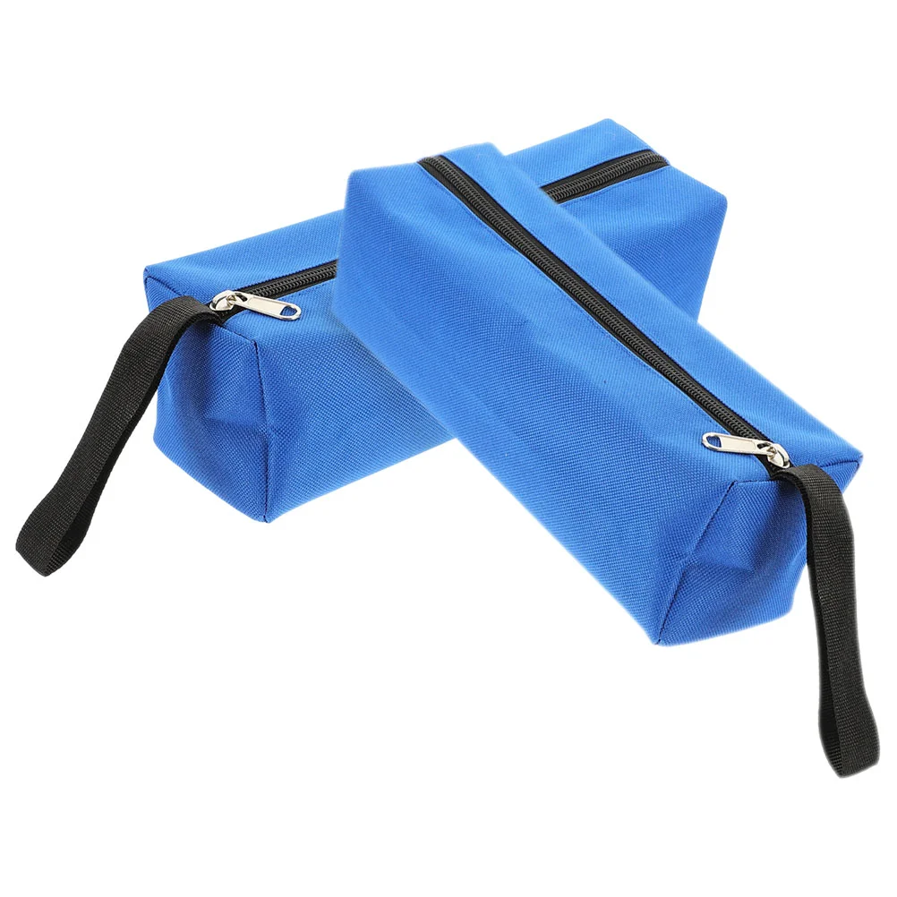 

2 Pcs Storage Bag Hardware Kit Bags for Tools with Zipper Oxford Cloth Small Pouch