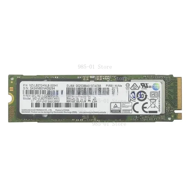 256G M.2 2280 NVME SSD PM981, High-Speed Solid State Drive for Desktop Laptop