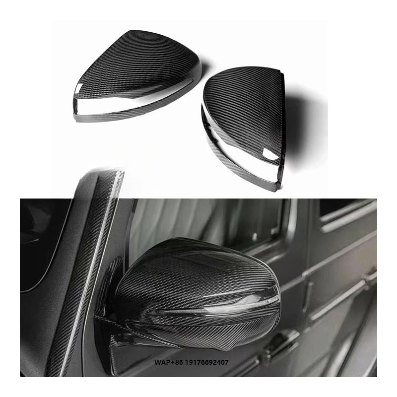 

Carbon Fiber Mirror 2019 forMercedes forAMG G63 Upgrade Supplies G500 G65 W464 W463A 4x4 Accessories Rearview Mirror Cover