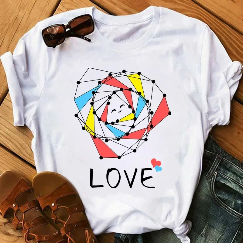 Funny Chemistry  letter Graphic T Shirts Streetwear Simple O-neck Printed women T-shirt Tops kawaii clothes