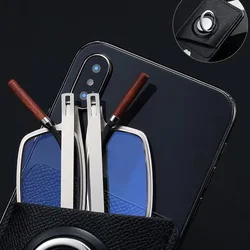Portable Folding Reading Glasses Women Men Anti-Blue Light Ultra Thin Computer Sticky Phone Spectacles Ultra-Thin Glasses Case