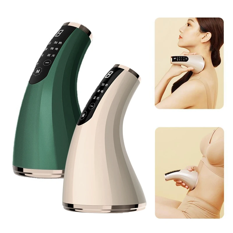 

Electric Vacuum Cupping Therapy Set Skin Scraping Massage Guasha Wireless Slimming Body Fat Burner 6/12 Level Cupping