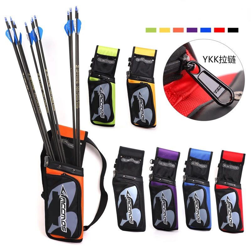 7 Color Field Arrow Quiver Reverse Hold Arrow Length 43cm Suit Recurve/Compound Bow for Archery Hunting