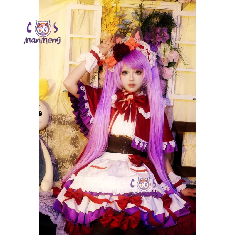 Pripara Manaka Laala cosplay 10th Anniversary Christmas red lolita dress Anime costume party gift girl accessories sweet new set - view 4