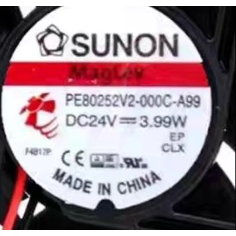 for PE80252V2-000C-A99 Built-in SUNON 24V 8025 3.99W 8CM Maglev Variable Frequency Fan