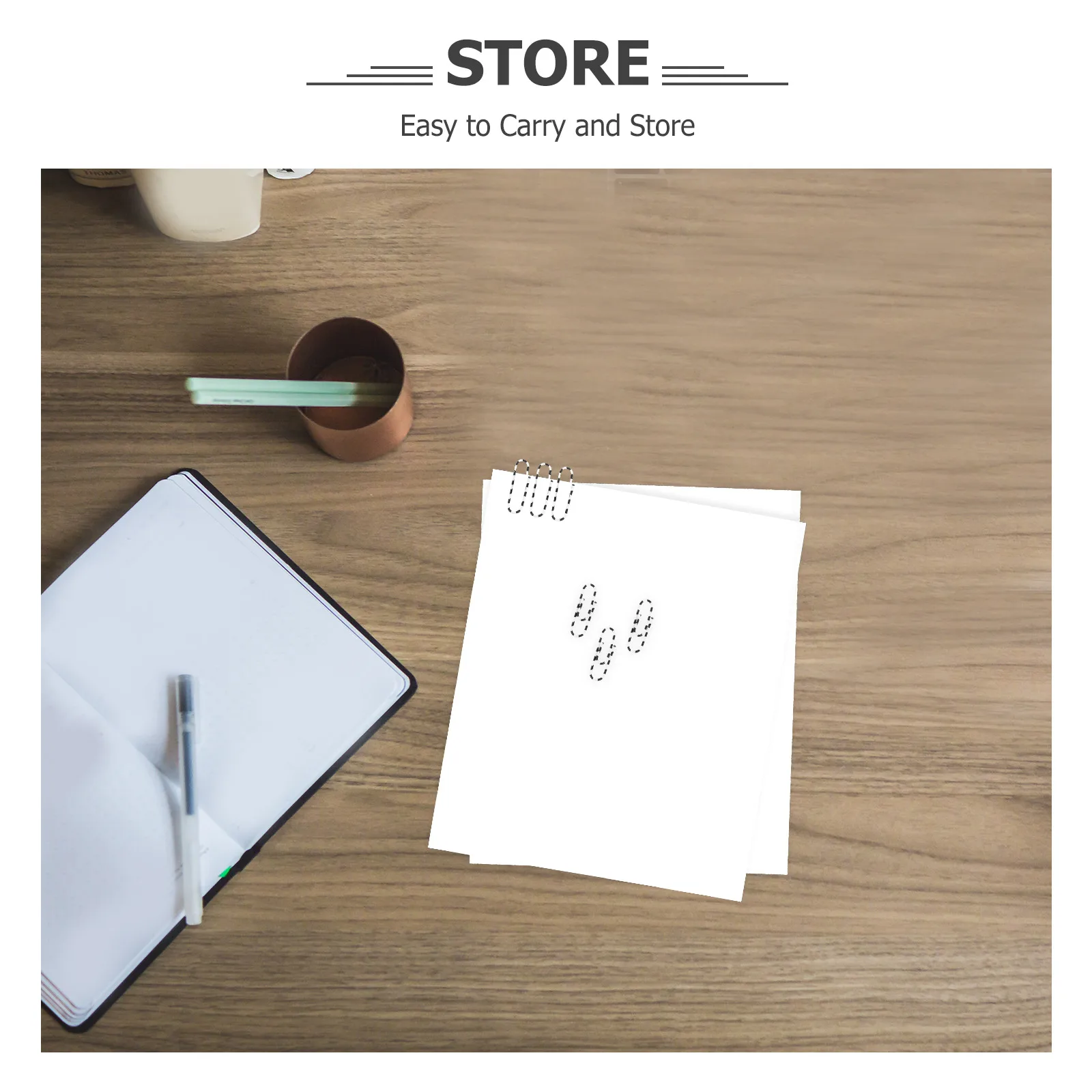 100Pcs Zebra Pattern Paper Clips Small Decorative Document Clips Steel Marking Clip for Office Study Supplies