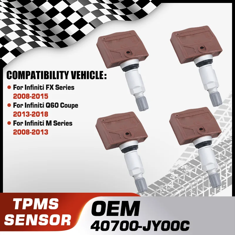 

40700-JY00C For Infiniti FX Series 2008-2015 Infiniti Q60 Coupe 2013-2018 Infiniti M Series 2008-2013 TPMS Tire Pressure Sensor