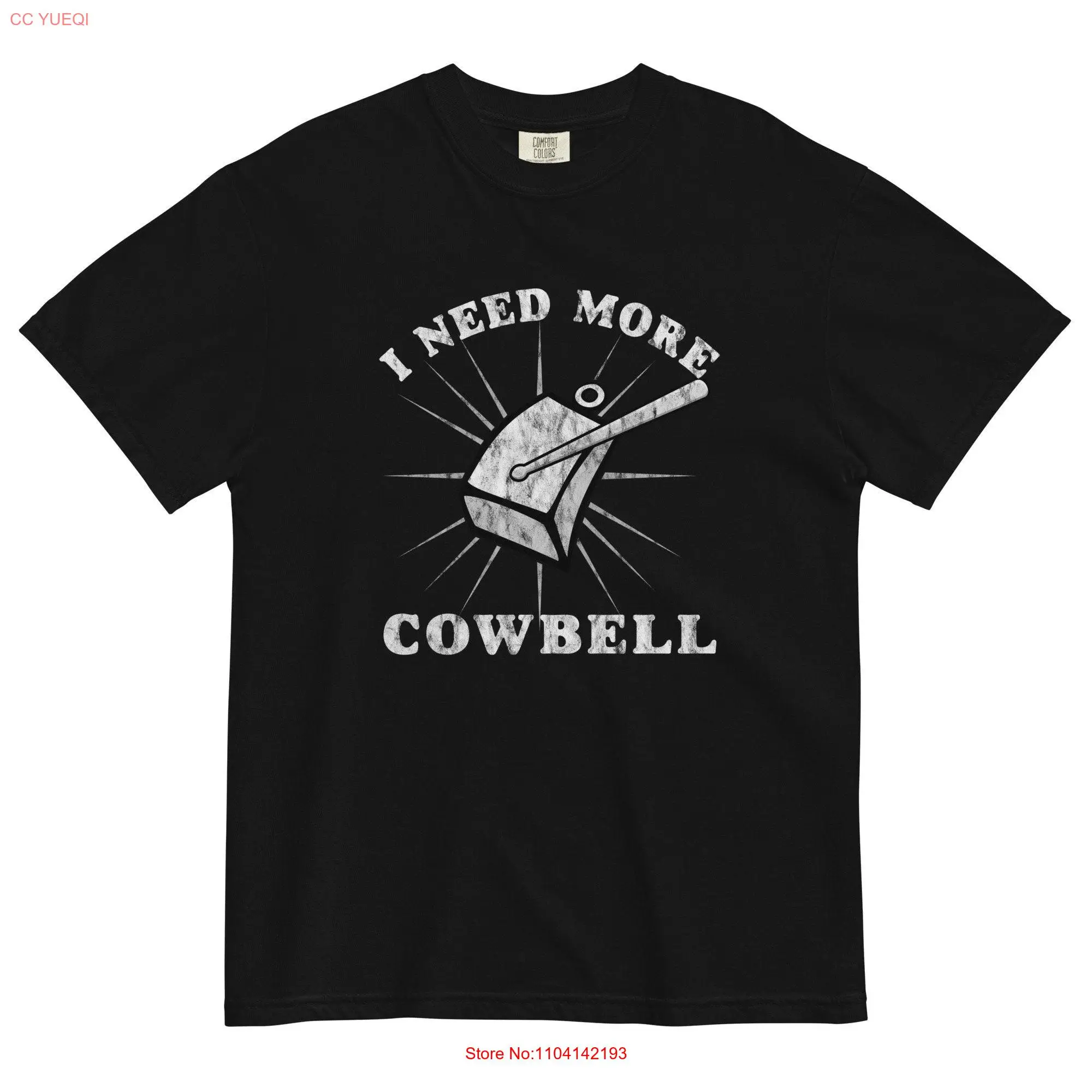 More Cowbell Prescription T shirt SNL Quote Funny Hilarious Lover Saturday Night Live Humor Apparel long or short sleeves