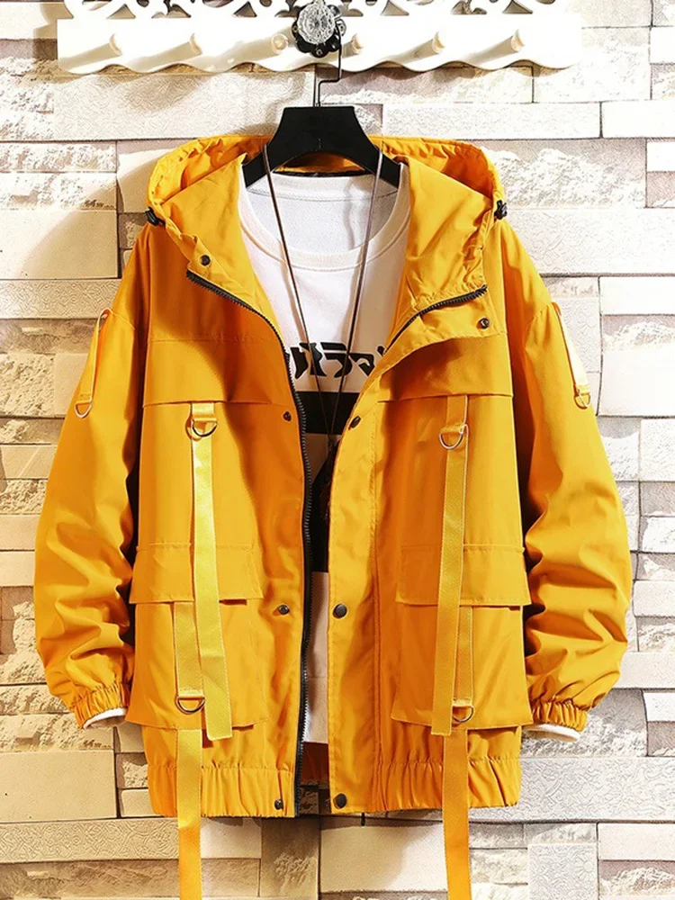 High Street Men's Casual Coat Korean Version Trend Jacket Spring and Autumn Ruffian Handsome Winter Tide Tops Dropshipping