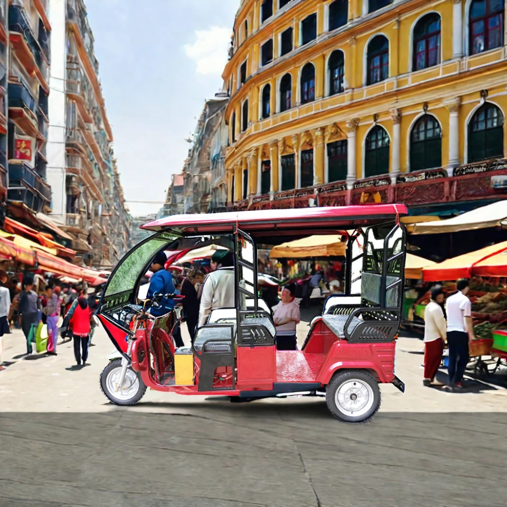 

Heavy Loading Electric Rickshaw Electric Adult Tricycle Electric Tricycle For Passenger Tourism