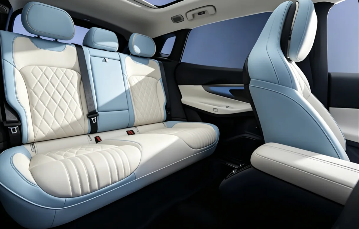 Für Lynk & Co 08 2023~2025 Maßgefertigte Autositzbezüge Luxuriöses Nappaleder 100% Passgenau Innenraumzubehör 360 ° Vollständige Abdeckung – Detail 6