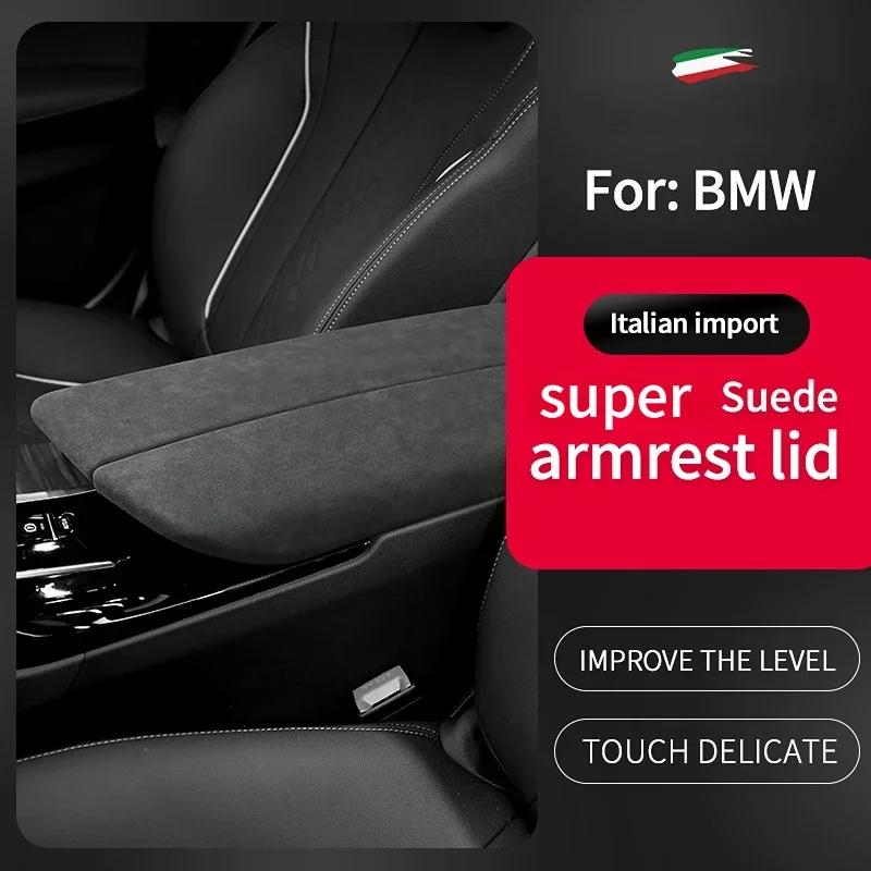 

For BMW 5 Series 6 Series GT F10 F11 G30 G32 2011-2022 Premium Suede Car Center Console Armrest Mat LHD Accessories