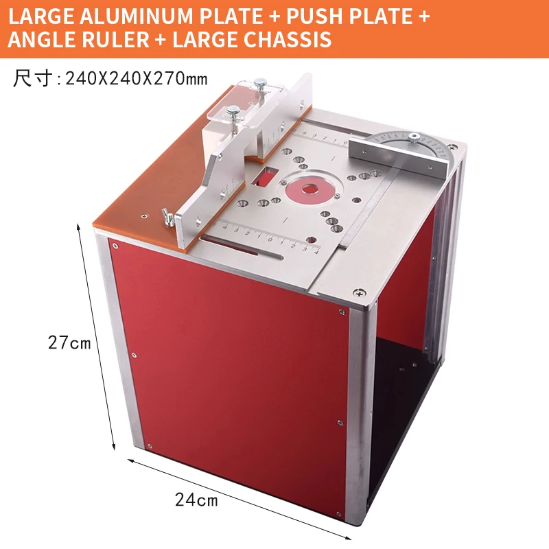 Meja Kerja Kayu Multifungsi dengan Router Listrik, Meja Lipat, Meja Angkat, Mesin Pemotong Chamfer, Mesin Pemotong, dan Meja Slotting