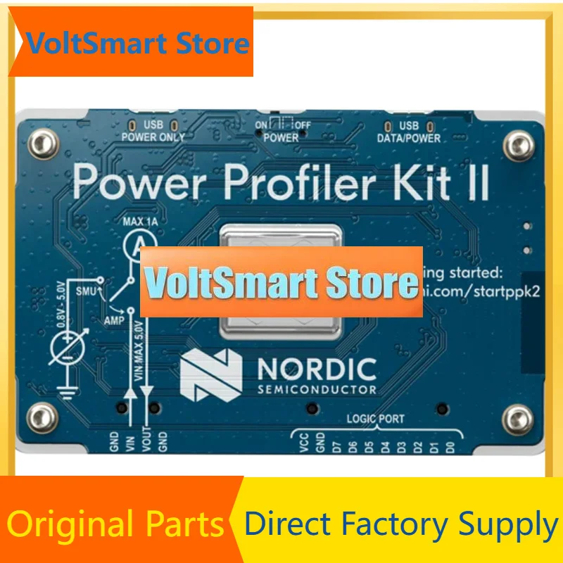 VoltSNRF-PPK2 Power Profiler Kit II Power Analysis & Current Measurement For Low-Power Embedded Development