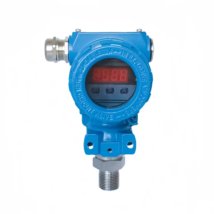 Industrial Aluminum Shell 0~1.6Mpa 4~20mA LED Display Output Explosion-proof Digital Fuel Pressure Transmitter IP65