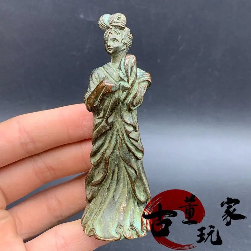 Retro Beauty diao chan Ornament Decoration Tea Pet Figurines Desk Decor Accessories