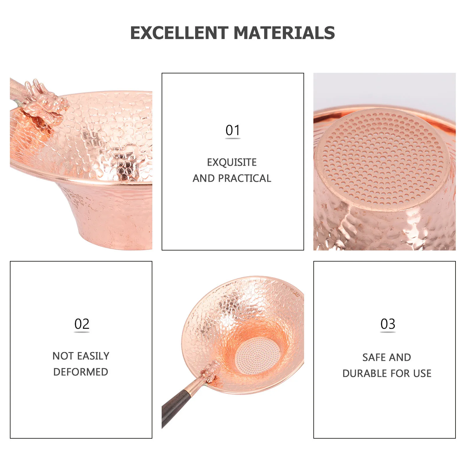 

Ситечко с мелкой сеткой, медный фильтр с длинной ручкой, многоразовый моющийся заварочный чайник для домашнего офиса, отеля, черный, зеленый, травяной