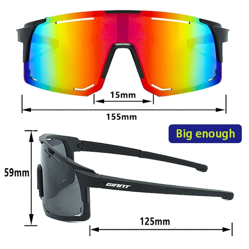 Giant cycling sunglasses UV400 Women Men Sports Glasses Riding Eyewear Mountain Bike Road Bicycle Outdoor Lenses With Case