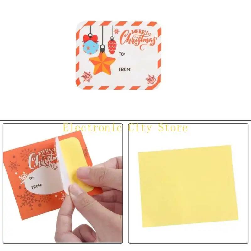 20 Counts Christmas Name Sticker Labels for Seal Envelope Card Candy Bag HU8D