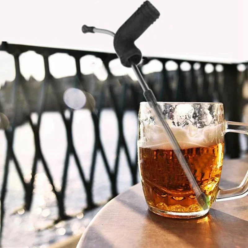 Heißer Verkauf Bar Zubehör Bier Bong Trichter Slammer Maßgeschneiderte Branding Speed Schnorchel für Bier Trinken, Timer Trinken Werkzeug für Spaß