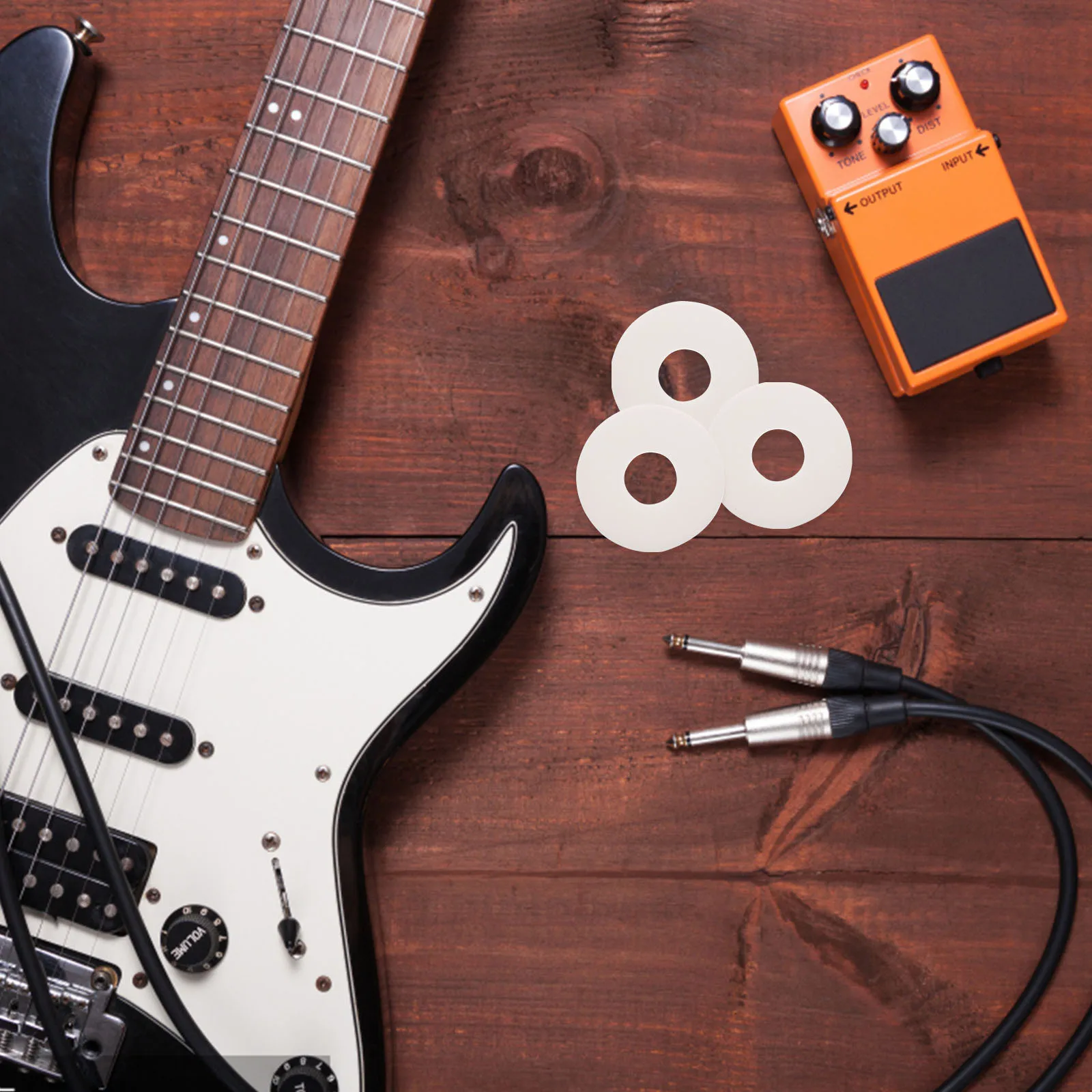 

30Pcs Non-Slip Silicone Guitar Strap Locks Durable Blocks for Acoustic Electric Bass Ukulele Repair Replacement