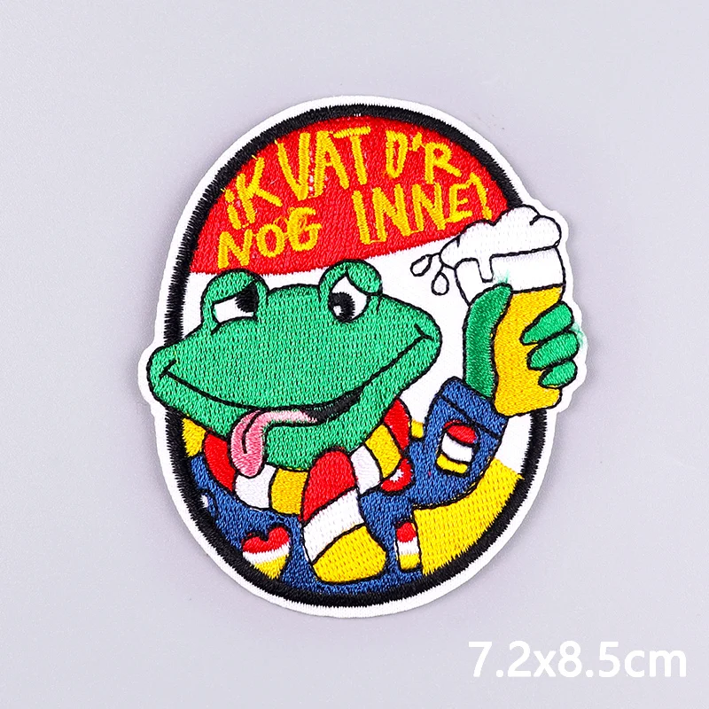 2026 Oeteldonk emblemen opstrijkbare patch Nederlandse carnaval badge voor festival geborduurde patch op kleding viering souvenir cadeau