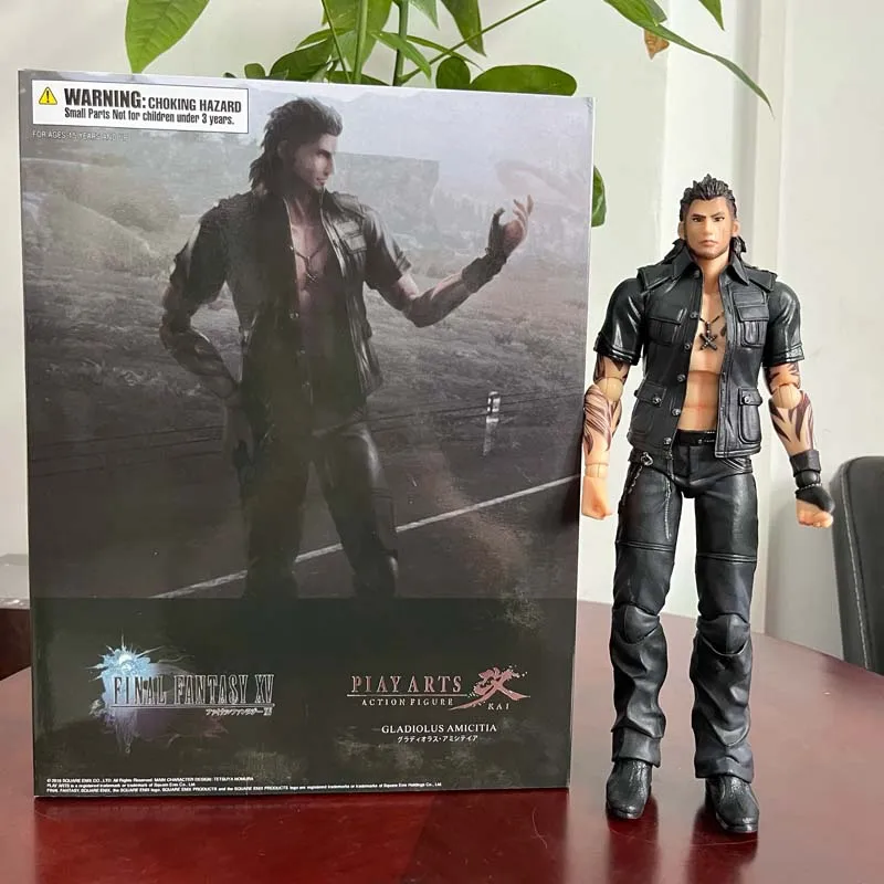 

PLAY ARTS 27cm XV Gladiolus Amicitia Action Figure Model Toys Collection Doll Joint Movable Bookshelf Decoration