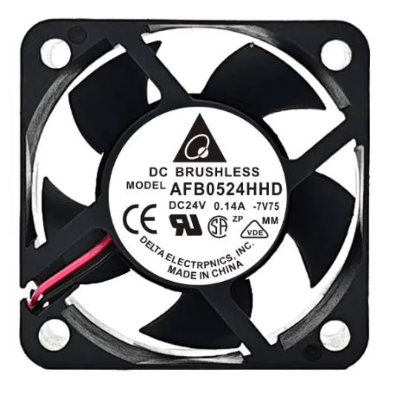 New Fan for Delta AFB0524HHD AFB0524VHD 5020 24V 0.14A 0.15A 5cm Dual Ball Inverter Cooling Fan 50*50*20mm