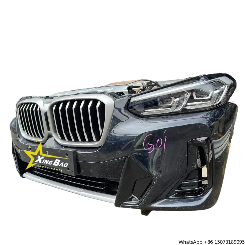 

Высококачественный комплект переднего бампера для X3 G01 с решеткой радиатора, бачком для воды, фарами, радаром и жгутом проводов