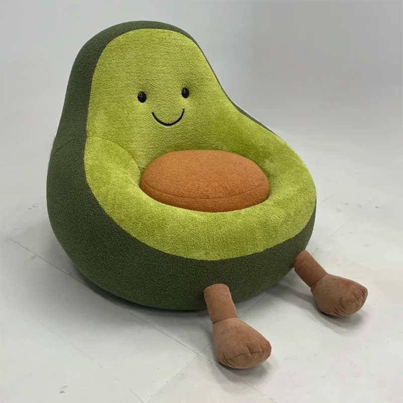 

Серия дизайнов в форме фруктов, мягкая мебель для гостиной, декор для гостиной, авокадо, тканевая обивка, одиночный диван-кресло