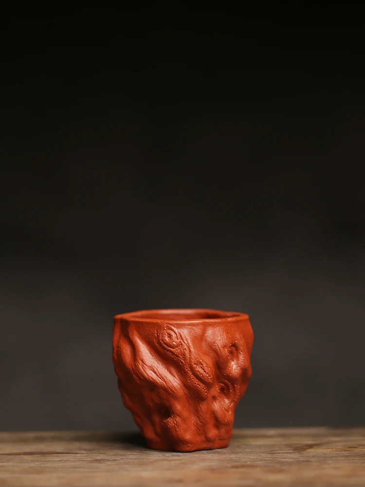 

Creative Personality Master Tea Cup High Ceremonial Cup Pu'er Thick Ceramic Home Single Person Cup Durable Handmade Craft