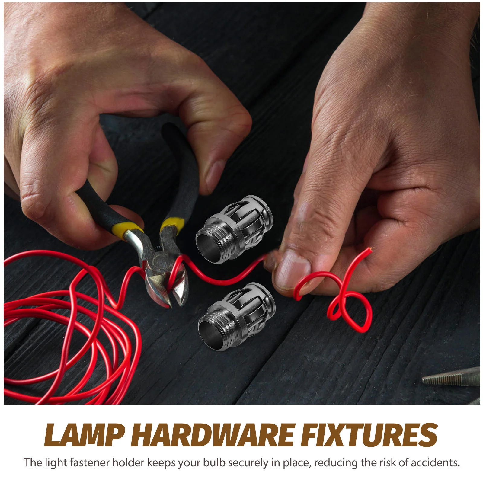 

10pcs G4 Socket Fixing Tool Lamp Socket Fixer Sturdy Fasteners For G4 Bulb Holder M10 Threaded Light Fixture Clip